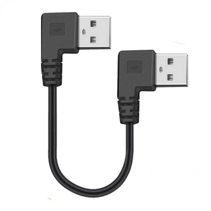 ΕΠΙΧΡΗΜΑΤΙΚΟ 0.25M 0.3M 90 μοίρες Καλώδιο USB 2.0 με ευθεία γωνία 3