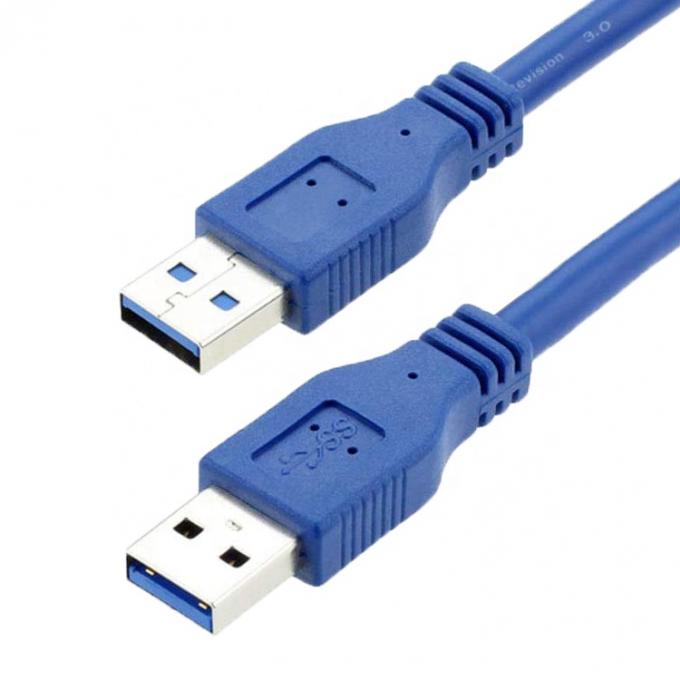 Υψηλής ταχύτητας 5Gbps 1M 3M USB3.0 A Male to A Male USB 3.0 Extension Data Cable για εκτυπωτή μόντεμ υπολογιστών 4