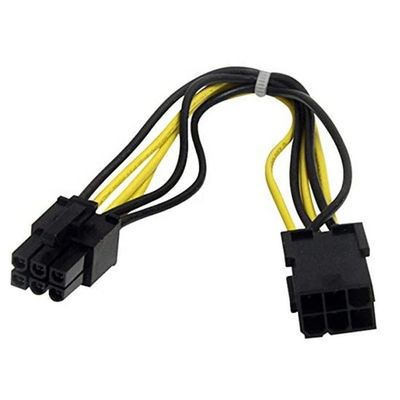 Αγορά PCI-E 6 πιν προς 6 πιν αρσενικό προς θηλυκό GPU ATX Βίντεο κάρτα γραφικών PCIE PCI Express καλώδιο τροφοδοσίας online manufacture