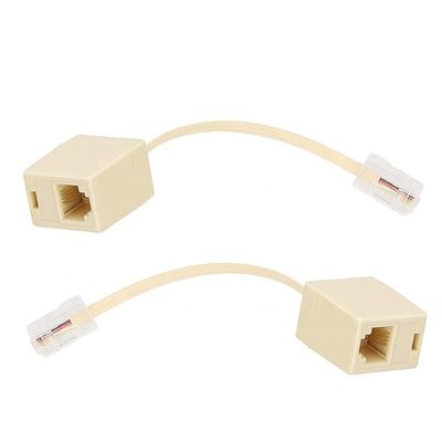 Αγορά Ethernet RJ45 8P8C αρσενικό προς τηλέφωνο RJ11 4P4C θηλυκό Socket ADSL Connector Converter online manufacture