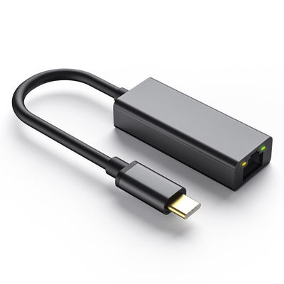 Αγορά Plug and Play USB 3.0 Τύπος C αρσενικό σε Gigabit RJ45 Ethernet Network Lan Adapter για φορητό υπολογιστή online manufacture