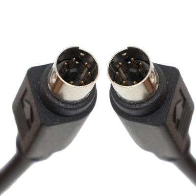 Αγορά Προσαρμοσμένο 1M 3M Shield S Video Male To Male Mini Din 6 Pin καλώδιο online manufacture
