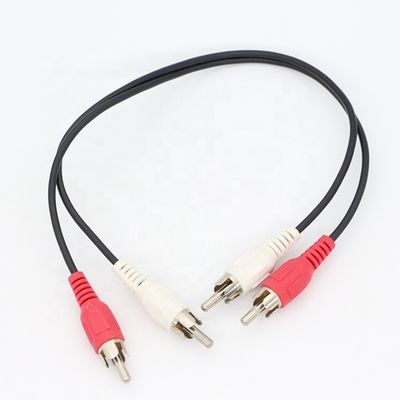 Αγορά Προσαρμοσμένο M 2M 3M TV Y Splitter 2 RCA Άντρας σε 2 RCA Άντρας καλώδιο ήχου και βίντεο online manufacture