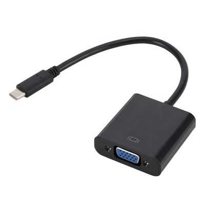 Αγορά 1080P 4K USB τύπου C σε VGA μετατροπέας προσαρμογέα για PC υπολογιστή φορητό υπολογιστή online manufacture