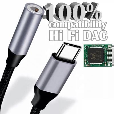 Αγορά Hifi DAC USB τύπου C σε 3.5mm ακουστικό δέκτη ακουστικών για Samsung Huawei Oneplus Meizu Google Oneplus online manufacture