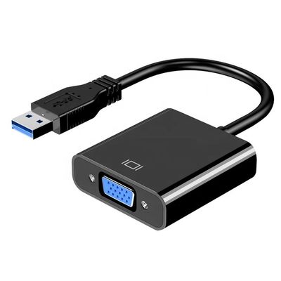 Αγορά Μετατροπέας βίντεο πολλαπλής οθόνης USB 3.0 σε VGA Αναπροσαρμοστής για υπολογιστή υπολογιστή υπολογιστή οθόνης προβολέα HDTV online manufacture