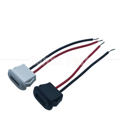 Αγορά Αδιάβροχο καλώδιο καλωδίου USB τύπου C 2 πιν θηλυκής υποδομής για οχήματα με λάμπες online manufacture