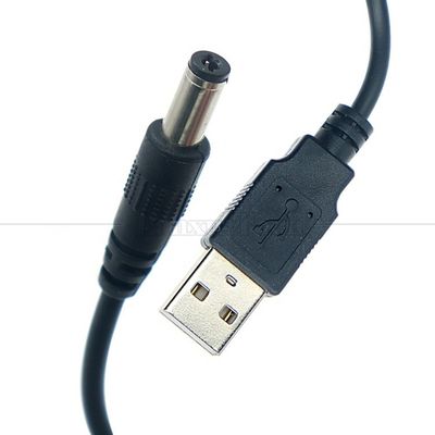 Αγορά Προσαρμοσμένο 1m 5.5x2.1mm βαρέλι Jack USB σε DC καλώδιο ρεύματος online manufacture