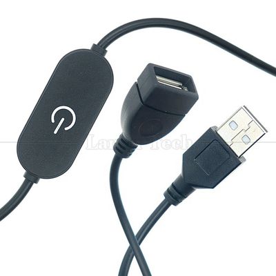 Αγορά 5v Stepless Up Down Touch Controller Dimmer 1m αρσενικό προς θηλυκό USB on off Καλώδιο διακόπτη για Led Strip Bar Lamp online manufacture