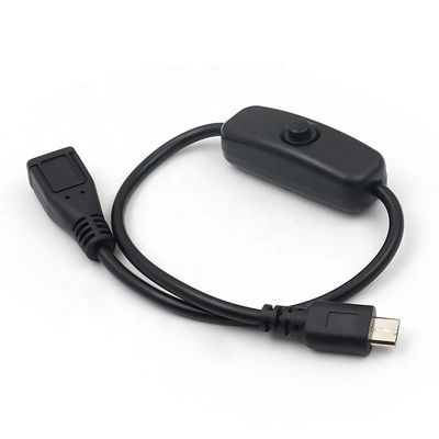 Αγορά Άντρας προς θηλυκό ON OFF Micro USB καλώδιο επεκτάσεως φόρτισης με διακόπτη online manufacture
