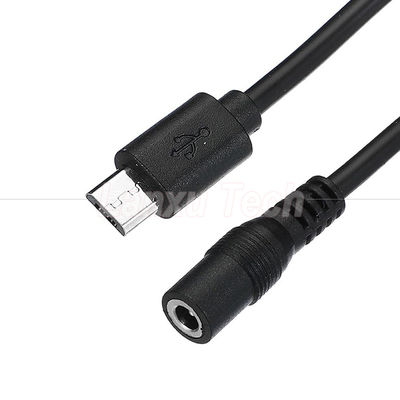 Αγορά Micro USB αρσενικό σε DC 3,5x1,35mm θηλυκό καλώδιο επέκτασης ισχύος Jack για ανεμιστήρες LED Strips online manufacture