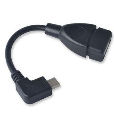Αγορά 90 μοίρες γωνία Micro B σε USB τύπου A θηλυκό καλώδιο προσαρμογέα OTG online manufacture