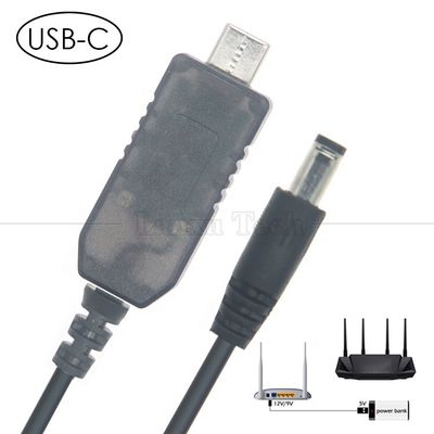 Αγορά USB τύπου C σε συνεχές 5.5x2.1mm 8.4v 7.4v 6v 4.5v 3.6v 3v 2.4v 9v 12v Διάδρομο λυχνίας LED για Wifi Router online manufacture