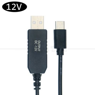 Αγορά Υψηλής ποιότητας 1m Booster Converter 5v σε 12v USB σε USB Type C καλώδιο φορτιστή ισχύος για ελαφριά στρώματα online manufacture