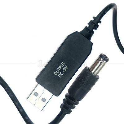Αγορά Υψηλής ποιότητας Booster 5V USB σε 9V DC 5.5x2.1mm Step Up Converter Power Charger Cable για Wifi Router Modem online manufacture
