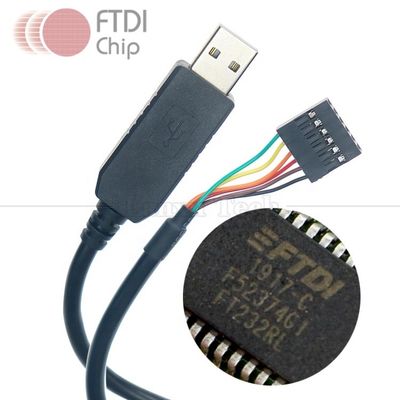 Αγορά FTDI Chip FT232 USB σε TTL 3.3V 5V Uart RTS CTS TXD RXD Καλώδιο σειριακού μετατροπέα για Arduino Raspberry Pi online manufacture