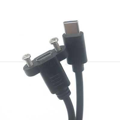 Αγορά 30cm 50cm βίδα πίνακα Mount αρσενικό προς θηλυκό USB τύπου C 3.1 καλώδιο επέκτασης online manufacture