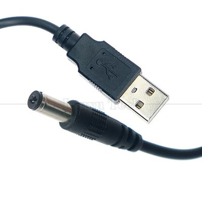Αγορά 1m 3m 5m 10m 20AWG 24AWG 28AWG USB προς 2.1 5.5mm DC Jack Connector Δικτυακό καλώδιο φόρτισης ισχύος για λαμπτήρες LED online manufacture