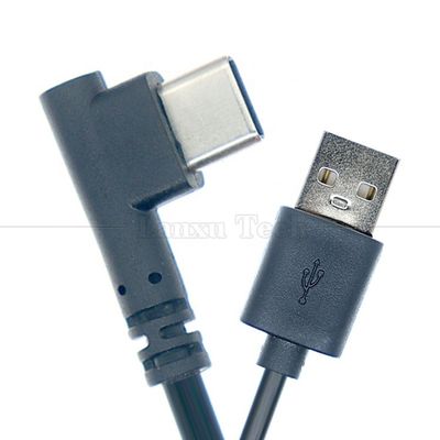 Αγορά 1M 1.5M 2M 3M Συγχρονισμός δεδομένων φόρτισης γωνίας 90 μοίρες Καλώδιο φόρτισης USB τύπου C για κάμερα τηλεφώνου και tablet online manufacture