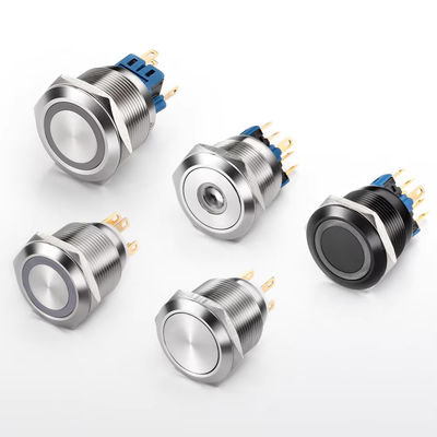 12mm 16mm 19mm 22mm 25mm 28mm 30mm 40mm Πίεσε το κουμπί διακόπτη Κλειδώνοντας στιγμιαίο φωτισμένο αδιάβροχο κουμπί διακόπτη
