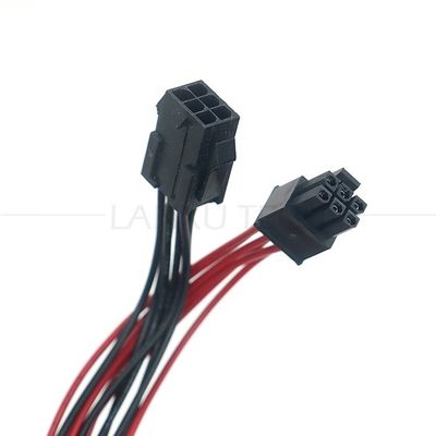 Προσαρμοσμένο αρσενικό σε θηλυκό 4 6 8 Pin Molex Micro Fit 3.0 Connector Harness Cable