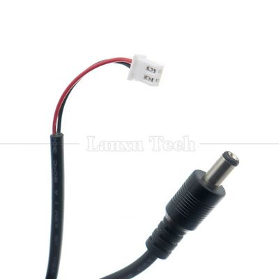 Προσαρμοσμένο συρματόπλεγμα 5.5x2.1mm αρσενικό DC βαρέλι Jack για JST XH θηλυκό καλώδιο σύνδεσης