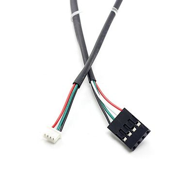 Προσαρμοσμένο 4 Pin Dupont 2.54mm έως Molex 1.25mm Pitch Connector Wire Harness Assembly Cable