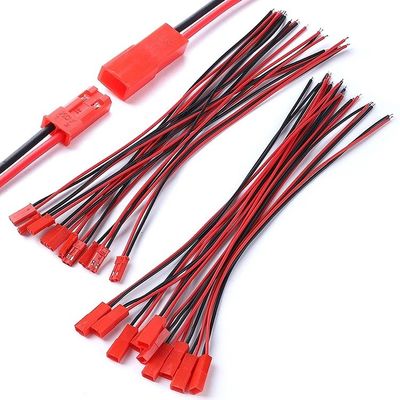 22AWG αρσενικό θηλυκό 2 PIN JST SYP RCY Plug Connector to Bare End Pigtail Wire Lead Cable Harness για μπαταρία LED Strip