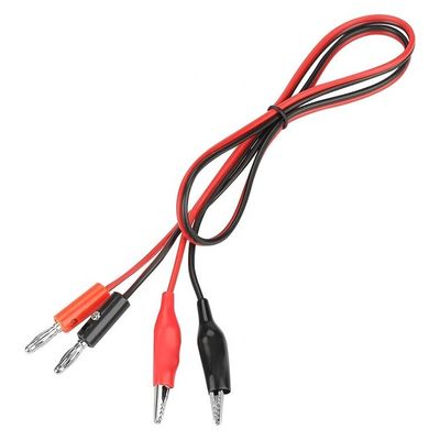 Κλιπ κροκοδείλου αλιγάτορα για μπανάνα Plug δοκιμή καλώδιο μολύβδου σύρμα για κυκλώματα πολυμέτρων