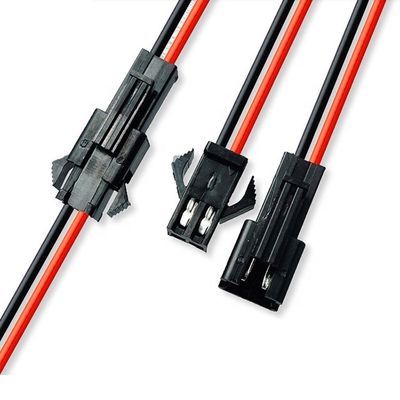 2 3 4 Pin SM 2.54mm Connector Άντρας σε θηλυκό καλώδιο συναρμολόγησης πρίζας για GPS LED φως