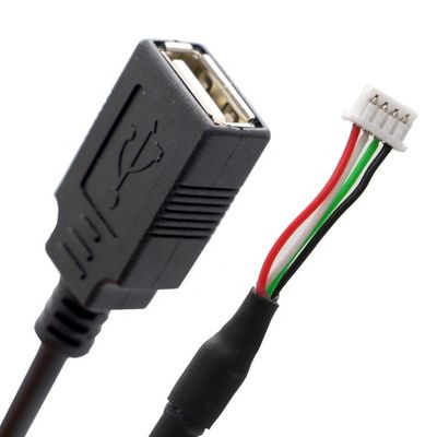 Συγκρότημα USB A θηλυκό σε JST 2 3 4 Pin PH XH 1.0mm 1.25mm 1.5mm 2.0m καλώδιο καλωδίου