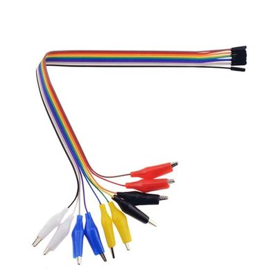 10 πιν Alligator Clip για θηλυκό Dupont Breadboard Test Lead Jumper Wires για Raspbrry Pi