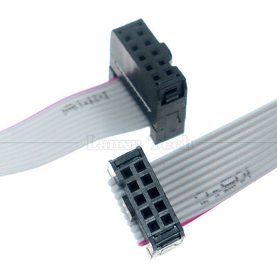 Γυναίκα προς Γυναίκα 10 PIN 1.27mm Pitch IDC 2.54mm Connector GPIO Grey Flat Ribbon Wire Cable για σκληρούς δίσκους CD Raspberry Pi