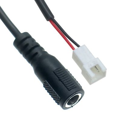 Προσαρμογή OEM DC θηλυκό 5.5x2.1mm βαρέλι Jack για JST 2 PIN XH 2.54mm Pitch θηλυκό καλώδιο συνδέσμου