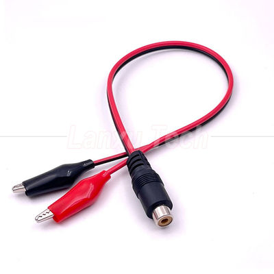 RCA AV θηλυκό για την αλκαδόρο Clips καλώδιο για ομιλητή