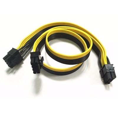 PCIe 8 Pin αρσενικό σε διπλό 8 Pin αρσενικό PCI Express γραφικά κάρτα βίντεο GPU Splitter Power Adapter καλώδιο