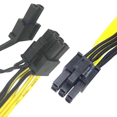 PCIE 6 Pin έως 8 Pin GPU ATX Βίντεο κάρτα γραφικών PCIE PCI Express καλώδιο τροφοδοσίας