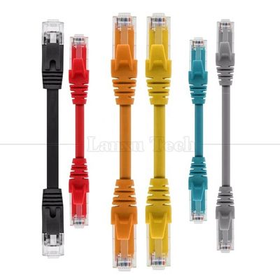 Προσαρμογή Ασπίδα 1m 3m 5m 10m STP UTP Pure Cooper Cat5 Cat5e Cat6 Cat7 Cat8 RJ45 Patch Cord Lan Ethernet Δικτυακό καλώδιο