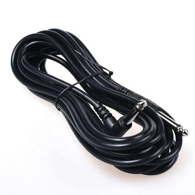 1M 3M 5M ανθεκτικό 90 βαθμών γωνία προς ευθεία 6.35mm 1/4 TS Jack Instrument Patch Guitar Cable