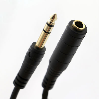 3M Χρυσό 6.35mm Jack 1/4 ιντσών TRS αρσενικό έως 1/4 ιντσών TS Jack θηλυκό Audio Jack Stereo καλώδιο