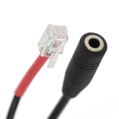 RJ9 RJ10 σε θηλυκό 3.5mm CTIA Plug Audio Jack Headset Adapter Cable για τηλέφωνο γραφείου