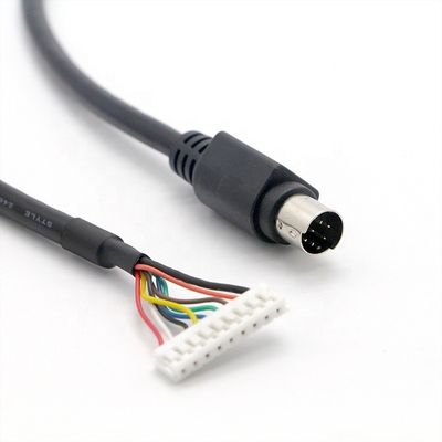 Προσαρμοσμένο 1M PC Motor Controller S Video 9 PIN JST Σύνδεσμος με 8 PIN Mini DIN για καλώδιο