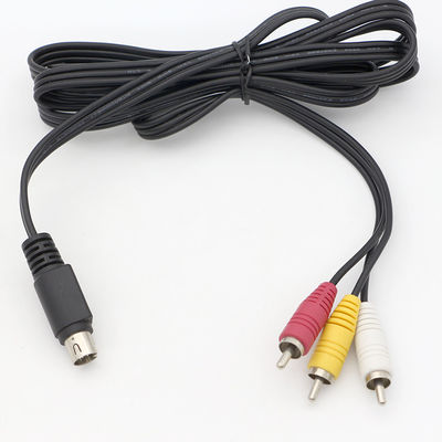 OEM 9 Pin Mini Din για RCA S Video Audio Cable για οθόνες τηλεόρασης