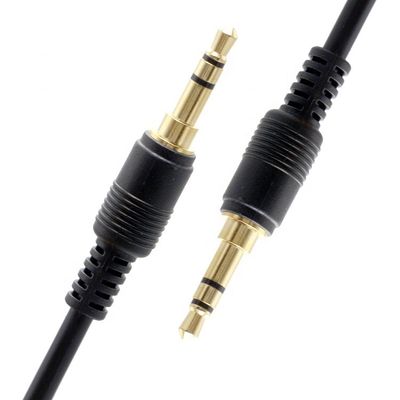 OEM Χρυσή επιχρίστωση 1M 2M 3M Άντρας προς Άντρας 3.5mm Jack Βοηθητικός ηχείο Στερεοφωνικό καλώδιο