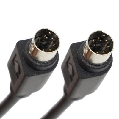 Προσαρμοσμένο 1M 3M Shield αρσενικό προς αρσενικό Mini DIN 6 Pin καλώδιο