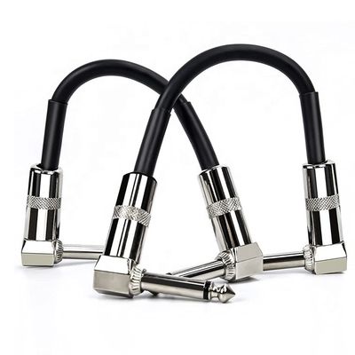 1/4 TS Jack Electric Braid Pedal Guitar Patch Lead Stereo Instrument Καλώδιο για το στυριό