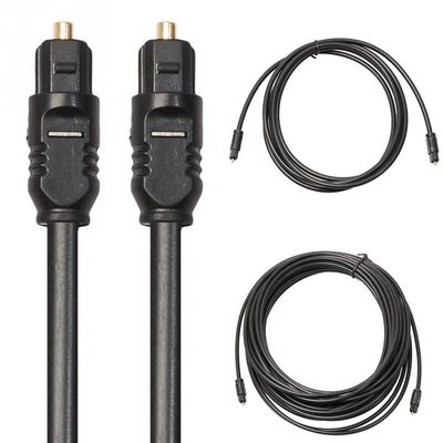 Υψηλής ποιότητας λεπτές οπτικές ίνες Toslink Spdif Χρυσό οπτικό ψηφιακό καλώδιο ήχου