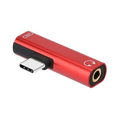 2 σε 1 USB τύπου C σε 3,5mm Jack PD φόρτιση ακουστικό ακουστικού