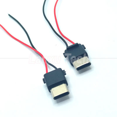 USB τύπου C 2 πιν αρσενικό καλώδιο σύνδεσης για τηλεφωνική τράπεζα ηλεκτρικής ενέργειας