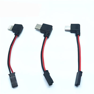 90 μοίρες δεξιά γωνία USB 8 Pin Micro Type C σε JST SYP καλώδιο σύνδεσης για οδηγό μοτοσυκλέτας μαγνητικό κάλυμμα κινητού τηλεφώνου